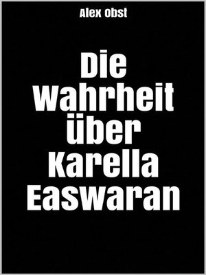 cover image of Die Wahrheit über Karella Easwaran